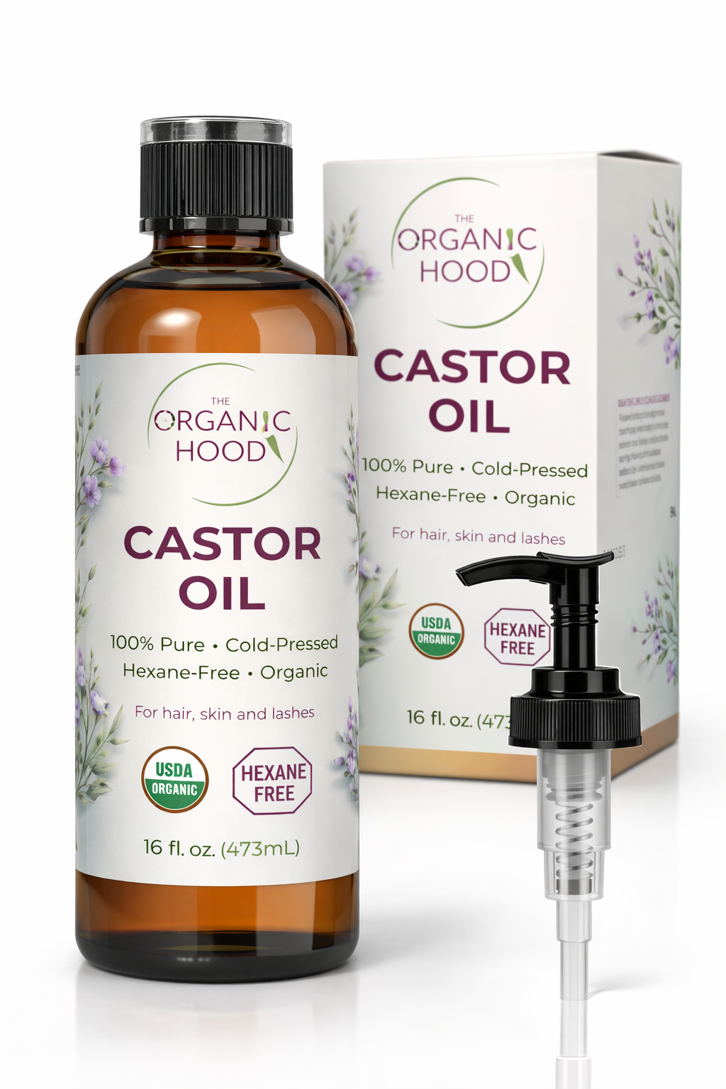 Organic Castor Oil 16oz